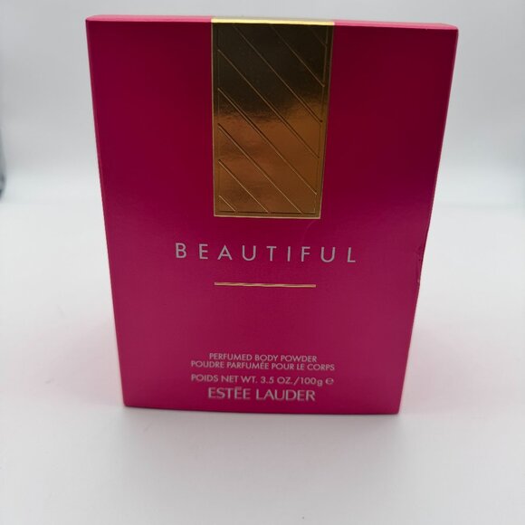 Estee Lauder Beautiful Perfumed Body Powder Fragrance (with Puff), 3.5 oz - Picture 1 of 3
